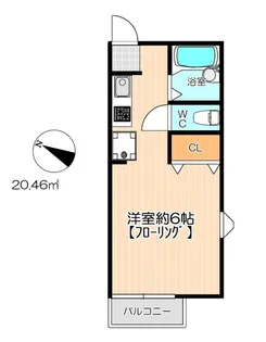 ヴィラミタ【1階】の間取り