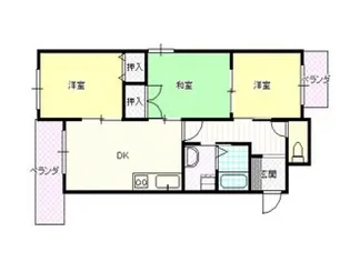 エスポワール舟入【7階】の間取り