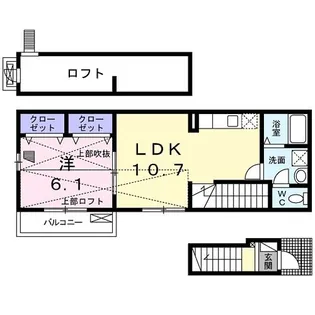 HANA【2階】の間取り