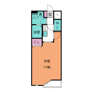 プラネット南岡崎【3階】の間取り