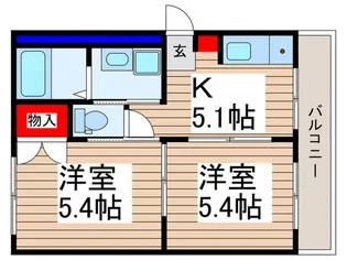 メゾンドY&Y【1階】の間取り