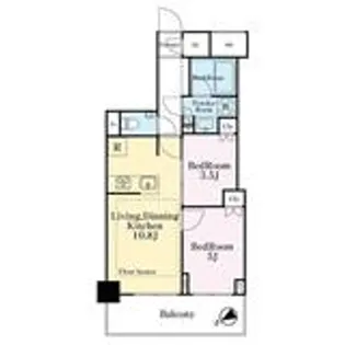 オープンレジデンシア駒込【6階】の間取り