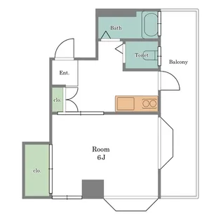 第1小野ビル【5階】の間取り