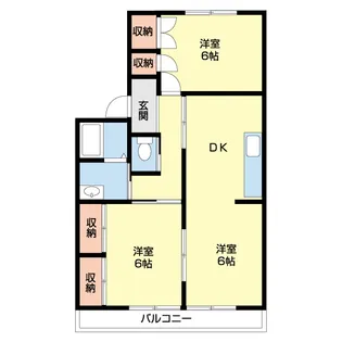 コーポラス翔A【1階】の間取り