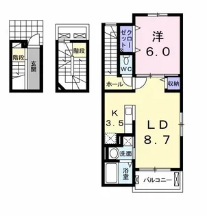 グランシャリオ VII【3階】の間取り