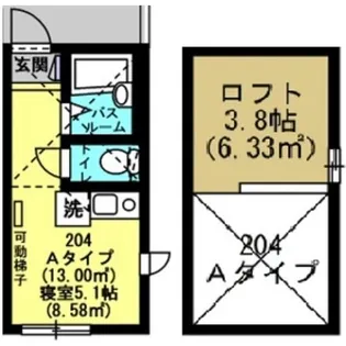 Leo Garden【2階】の間取り