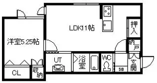 alegria【1階】の間取り