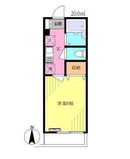 リバーサイド桜【1階】の間取り