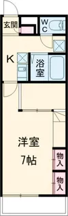 エスパシオ引土【1階】の間取り