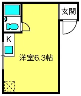 フジコービル【1階】の間取り