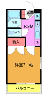 プティ・リヴィエール【1階】の間取り