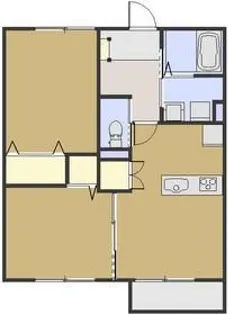 メゾンシルク【2階】の間取り