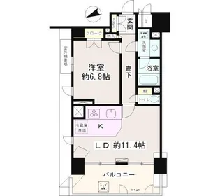 パーク ノヴァ調布【7階】の間取り