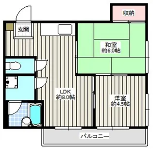 メゾンサワダ【3階】の間取り