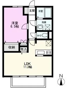 ルネス【2階】の間取り