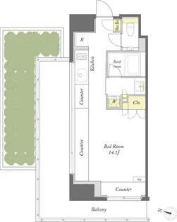 プライムメゾン森下WEST【7階】の間取り