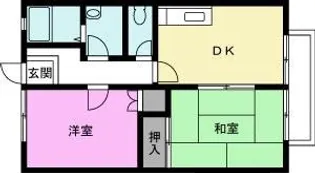 マインドハイムロアール【1階】の間取り