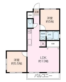 ベステバリー 1【3階】の間取り
