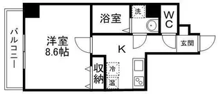 STUDIO原町【6階】の間取り