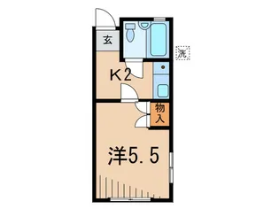 コ-ポSの間取り
