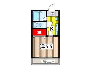 ソフィアハイム芝【2階】の間取り
