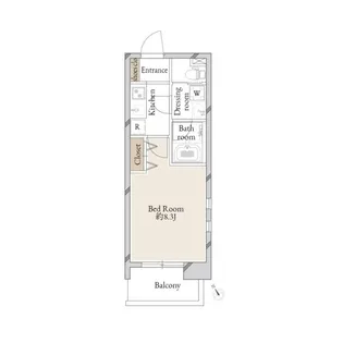 アルファレガロ 葵吉野町【6階】の間取り