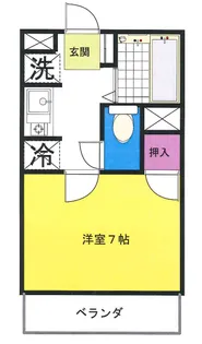 メゾンドフジミ15【1階】の間取り