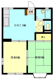 ハイツZC【1階】の間取り