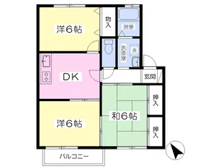 セジュール上戸祭【1階】の間取り