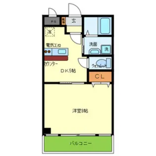 Primoなかもず【4階】の間取り