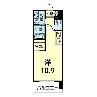 ライズ平成南【6階】の間取り