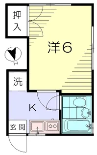 グリーンコーポ【2階】の間取り