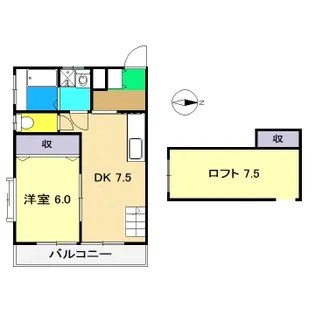 セリバテールノーブルマンション【3階】の間取り