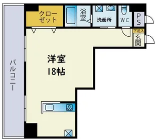 東ビル本町【3階】の間取り