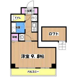アヅマ第6ビル【5階】の間取り