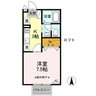 ルーチェ【1階】の間取り