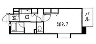 アクアビュー緑井【2階】の間取り