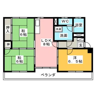 コーポアネックス【1階】の間取り