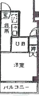 パープルハイツ森下【4階】の間取り