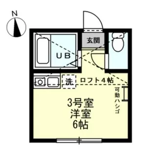 ユナイト根岸バルティアの杜【2階】の間取り