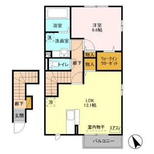 テイク陽光【2階】の間取り