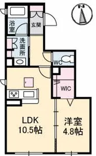 ShaMaison御幸通り【1階】の間取り