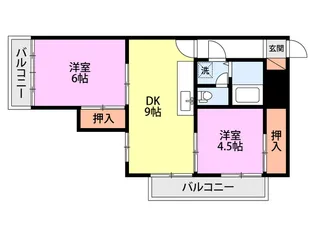 ガーベラコート【3階】の間取り