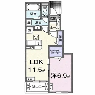 ソラニテラス【1階】の間取り