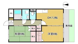 エクセレント白萩【1階】の間取り
