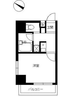 スカイコート日本橋人形町第2【10階】の間取り