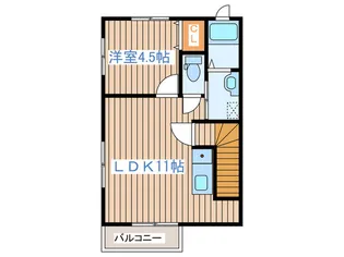 メゾン・ジョリI【2階】の間取り
