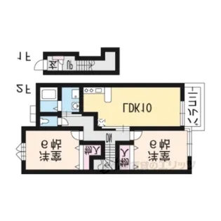 サンリットシェーネA【2階】の間取り