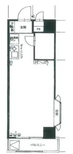ビッグ武蔵野池袋【3階】の間取り