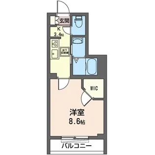 ルーチェ【1階】の間取り